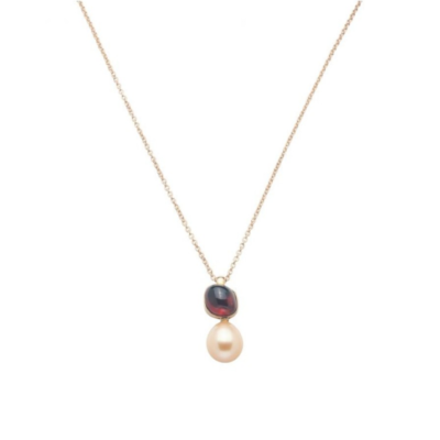 Jewelry MIMI | Pendant Blanche Garnet