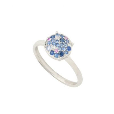 Jewelry MIMI | Mimiland Pave White Gold Ring