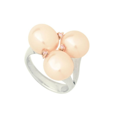 Jewelry MIMI | Ring Blanche Rose Pearls