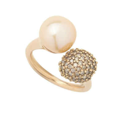 Jewelry MIMI | Ring Blanche Brown Diamonds