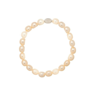 Jewelry MIMI | Bracelet Elastica Rose Button Pearls