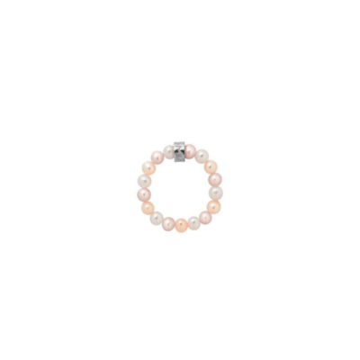 Jewelry MIMI | Elastic Ring Multicolor Pearls 4Mm