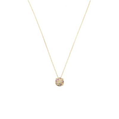 Jewelry MIMI | Mimiland Pendant Pave Yellow Gold