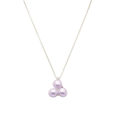 Jewelry MIMI | Pendant Blanche Violet Pearls